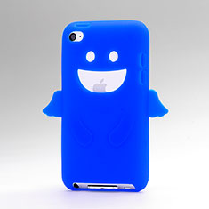 Angel Silicone Gel Soft Case for Apple iPod Touch 4 Blue