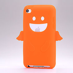 Angel Silicone Soft Cover for Apple iPod Touch 4 Orange