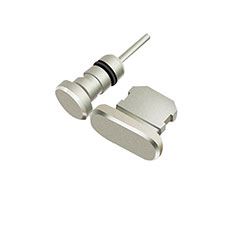 Anti Dust Cap Lightning Jack Plug Cover Protector Plugy Stopper Universal J01 for Apple iPad Mini 3 Silver