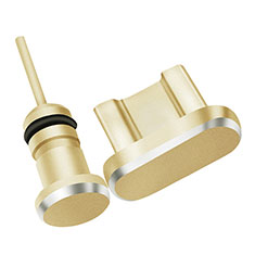Anti Dust Cap Micro USB Plug Cover Protector Plugy Android Universal for Oppo Reno7 A Gold