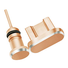 Anti Dust Cap Micro USB Plug Cover Protector Plugy Android Universal for Oppo Reno8 Z 5G Rose Gold