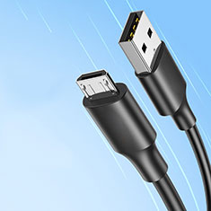Charger Micro USB Data Cable Charging Cord Android Universal 2A H03 for Oppo A2 Pro 5G Black
