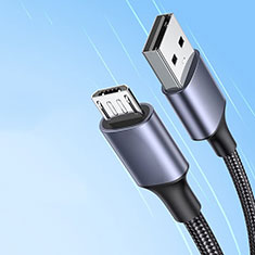 Charger Micro USB Data Cable Charging Cord Android Universal 2A H03 for Samsung Galaxy S23 Plus 5G Blue