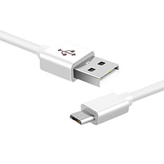 Charger Micro USB Data Cable Charging Cord Android Universal A02 for Motorola Moto E7 2020 White