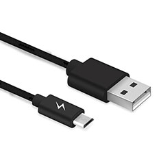 Charger Micro USB Data Cable Charging Cord Android Universal A03 for Oppo Reno9 Pro 5G Black