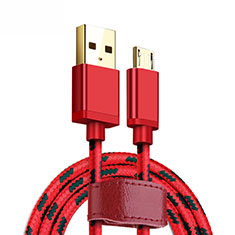 Charger Micro USB Data Cable Charging Cord Android Universal A14 Red