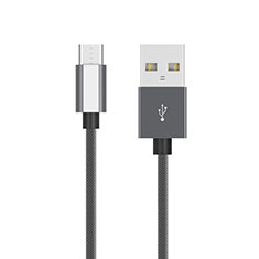 Charger Micro USB Data Cable Charging Cord Android Universal A19 Gray