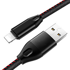Charger USB Data Cable Charging Cord C04 for Apple iPhone 12 Black