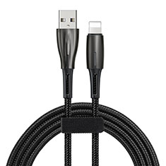 Charger USB Data Cable Charging Cord D02 for Apple iPhone 14 Plus Black