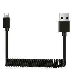 Charger USB Data Cable Charging Cord D08 for Apple iPad 10.2 (2020) Black