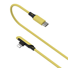 Charger USB Data Cable Charging Cord D10 for Apple iPhone 12 Yellow