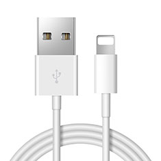 Charger USB Data Cable Charging Cord D12 for Apple iPhone 14 Plus White