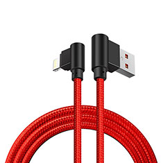 Charger USB Data Cable Charging Cord D15 for Apple iPhone 13 Mini Red