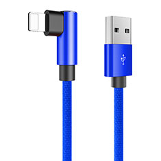 Charger USB Data Cable Charging Cord D16 for Apple iPhone 5S Blue