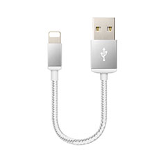 Charger USB Data Cable Charging Cord D18 for Apple iPhone 11 Silver