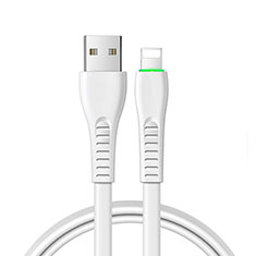 Charger USB Data Cable Charging Cord D20 for Apple iPhone 12 White