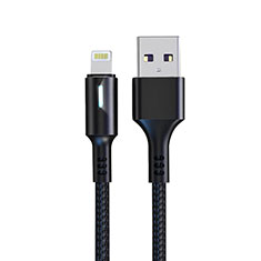 Charger USB Data Cable Charging Cord D21 for Apple iPhone 12 Mini Black