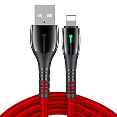 Charger USB Data Cable Charging Cord D23 for Apple iPad 2 Red