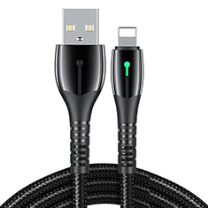 Charger USB Data Cable Charging Cord D23 for Apple iPhone 11 Black