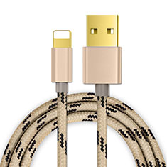 Charger USB Data Cable Charging Cord L01 for Apple iPad 4 Gold