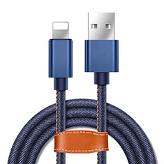 Charger USB Data Cable Charging Cord L04 for Apple iPad Air 2 Blue