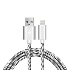 Charger USB Data Cable Charging Cord L07 for Apple iPhone 6S Plus Silver