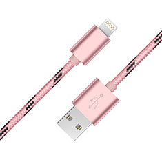 Charger USB Data Cable Charging Cord L10 for Apple iPad Air 2 Pink