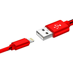 Charger USB Data Cable Charging Cord L10 for Apple iPhone Xs Red