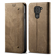 Cloth Case Stands Flip Cover B01S for Xiaomi Redmi 10X 4G Khaki