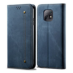 Cloth Case Stands Flip Cover B01S for Xiaomi Redmi 10X 5G Blue