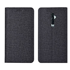 Cloth Case Stands Flip Cover for Oppo Reno2 Z Black