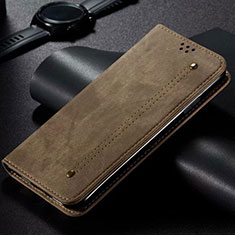 Cloth Case Stands Flip Cover for Xiaomi Mi Note 10 Lite Orange