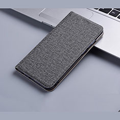 Cloth Case Stands Flip Cover H01 for Apple iPhone 13 Mini Gray