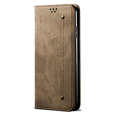 Cloth Case Stands Flip Cover H01 for Huawei Nova 7 SE 5G Orange