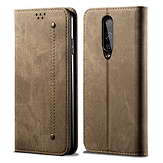 Cloth Case Stands Flip Cover H01 for OnePlus 8 Orange
