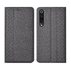 Cloth Case Stands Flip Cover H01 for Xiaomi Mi A3 Gray