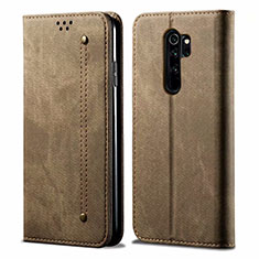 Cloth Case Stands Flip Cover H01 for Xiaomi Redmi Note 8 Pro Orange
