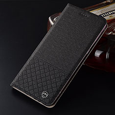Cloth Case Stands Flip Cover H13P for Motorola Moto Edge S Pro 5G Black
