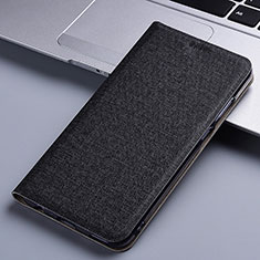 Cloth Case Stands Flip Cover H13P for Xiaomi Mi Note 10 Lite Black