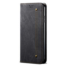 Cloth Case Stands Flip Cover L01 for Huawei Nova Lite 3 Plus Black