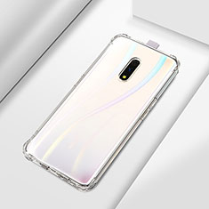 Custodia Silicone Trasparente Ultra Sottile Morbida T02 per Oppo Realme X Chiaro