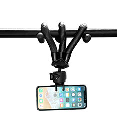 Extendable Folding Handheld Selfie Stick Tripod Bluetooth Remote Shutter Universal T03 for Oppo A2 Pro 5G Black