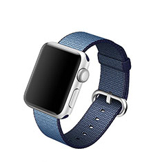 Fabric Bracelet Band Strap for Apple iWatch 2 42mm Blue