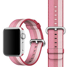 Fabric Bracelet Band Strap for Apple iWatch 42mm Pink