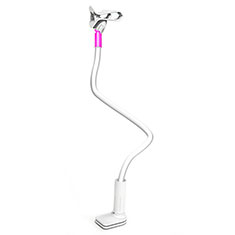 Flexible Smartphone Stand Cell Phone Holder Lazy Bed Universal T16 for Asus ZenFone Live L1 ZA550KL Pink