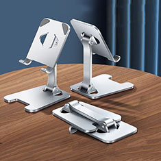 Flexible Tablet Stand Mount Holder Universal D01 for Microsoft Surface Pro 4 Silver