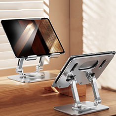 Flexible Tablet Stand Mount Holder Universal D08 for Apple iPad 10.2 (2020) Silver