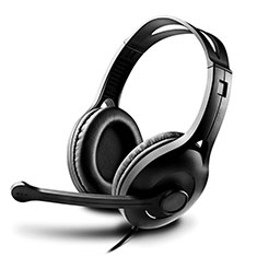 Foldable Sports Stereo Earphone Headset H61 for Oppo Reno8 4G Black