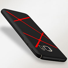 Hard Rigid Plastic Case Line Cover for Samsung Galaxy S7 G930F G930FD Red