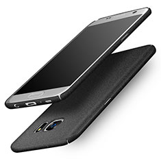 Hard Rigid Plastic Case Quicksand Cover for Samsung Galaxy S7 Edge G935F Black